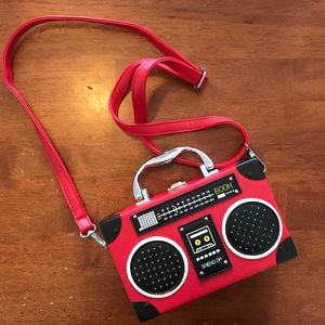 Boom box mini purse
